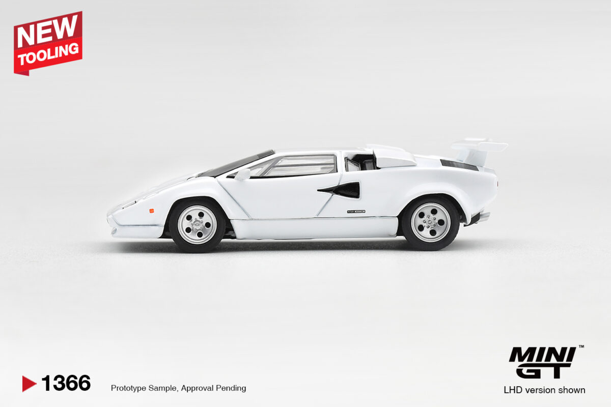Precomanda macheta auto Lamborghini Countach Lp500s Bianco 1982 1:64 Mini GT (MGT01366-L) - imagine 2