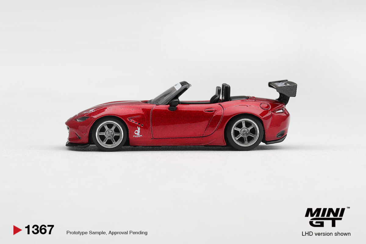 Precomanda macheta auto Mazda Mx-5 (Nd) Pandem Kodo Red 2015 1:64 Mini GT (MGT01367-L) - imagine 2