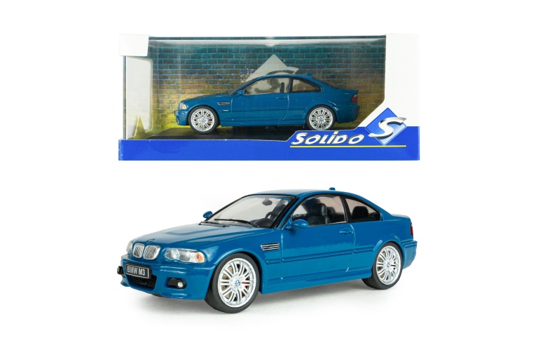 Macheta auto BMW M3 Coupe Laguna Seca Blue 2000 1:43 Solido - imagine 4
