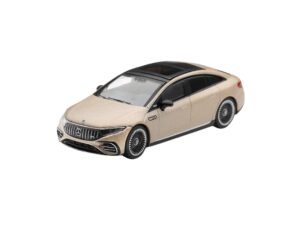 Precomanda macheta auto Mercedes-Benz Eqs 53 Signature Kalahari Gold Magno 2025 1:64 Mini GT (MGT01369-L)