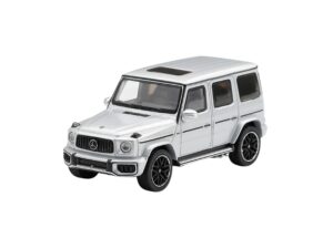 Precomanda macheta auto Mercedes-Benz G63 Silver Metallic 2022 1:64 Mini GT (MGT01375-L)
