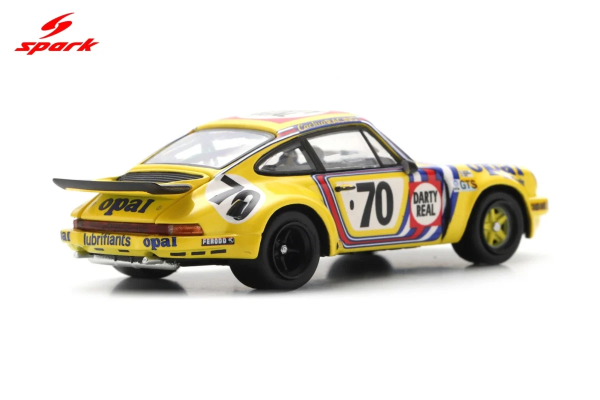 Macheta auto Porsche 911 Carrera Rsr 3.0 N°70 24h Le Mans 1974 R. Touroul - H. Cachia - D. Rua 1:64 Spark - imagine 2