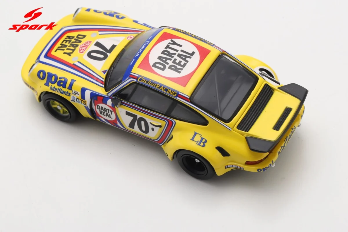 Macheta auto Porsche 911 Carrera Rsr 3.0 N°70 24h Le Mans 1974 R. Touroul - H. Cachia - D. Rua 1:64 Spark - imagine 4