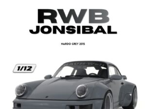 Precomanda macheta auto PORSCHE RWB JONSIBAL NARDO GREY 2015 1:12 GT SPIRIT (GT602)