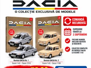 Pachet Nr.1 + Nr.2 Recurent Colectia Dacia 1:43 Hachette