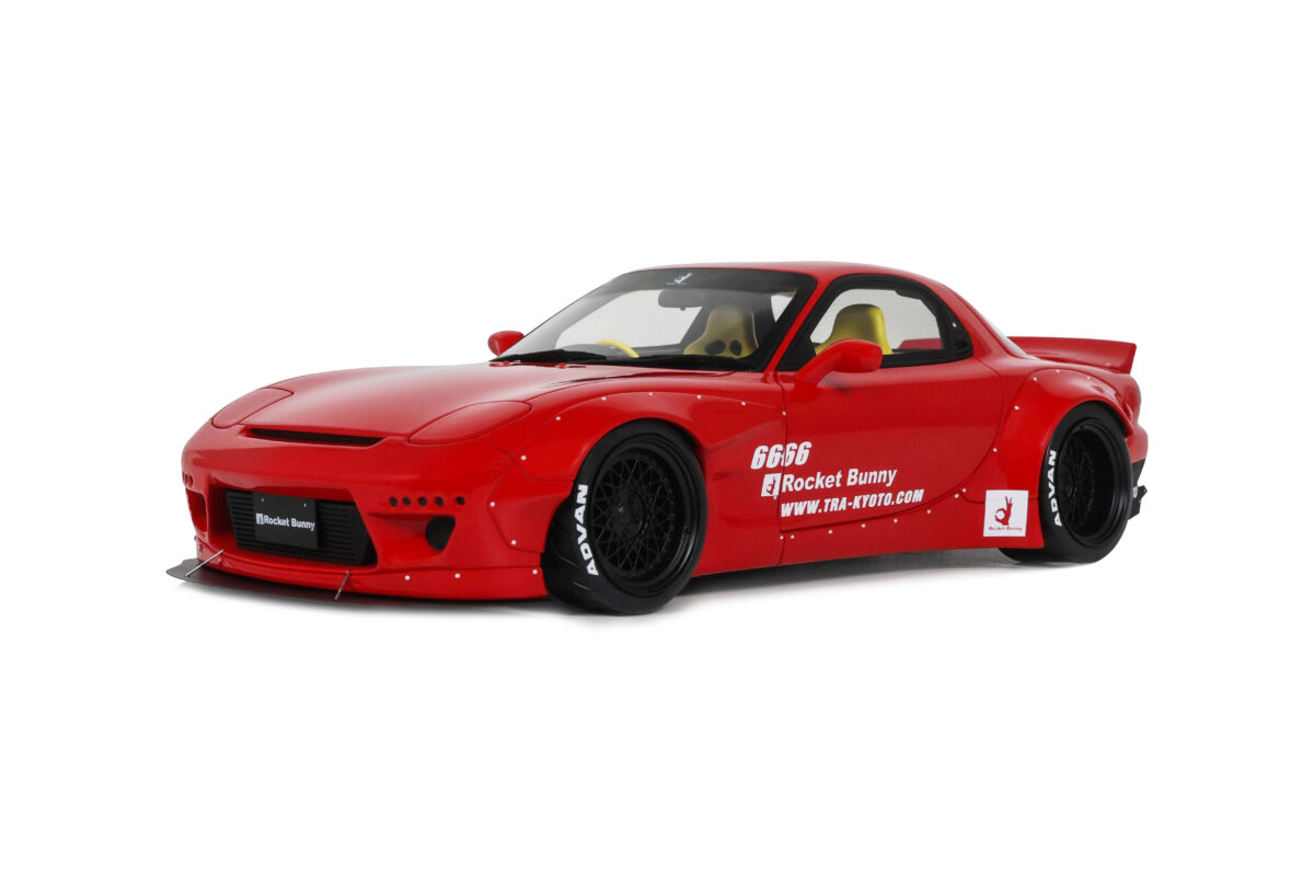 Precomanda macheta auto ROCKET BUNNY AERO (V1) MAZDA RX7 (FD3S) RED 2015 1:18 OTTO Models (OT1337)