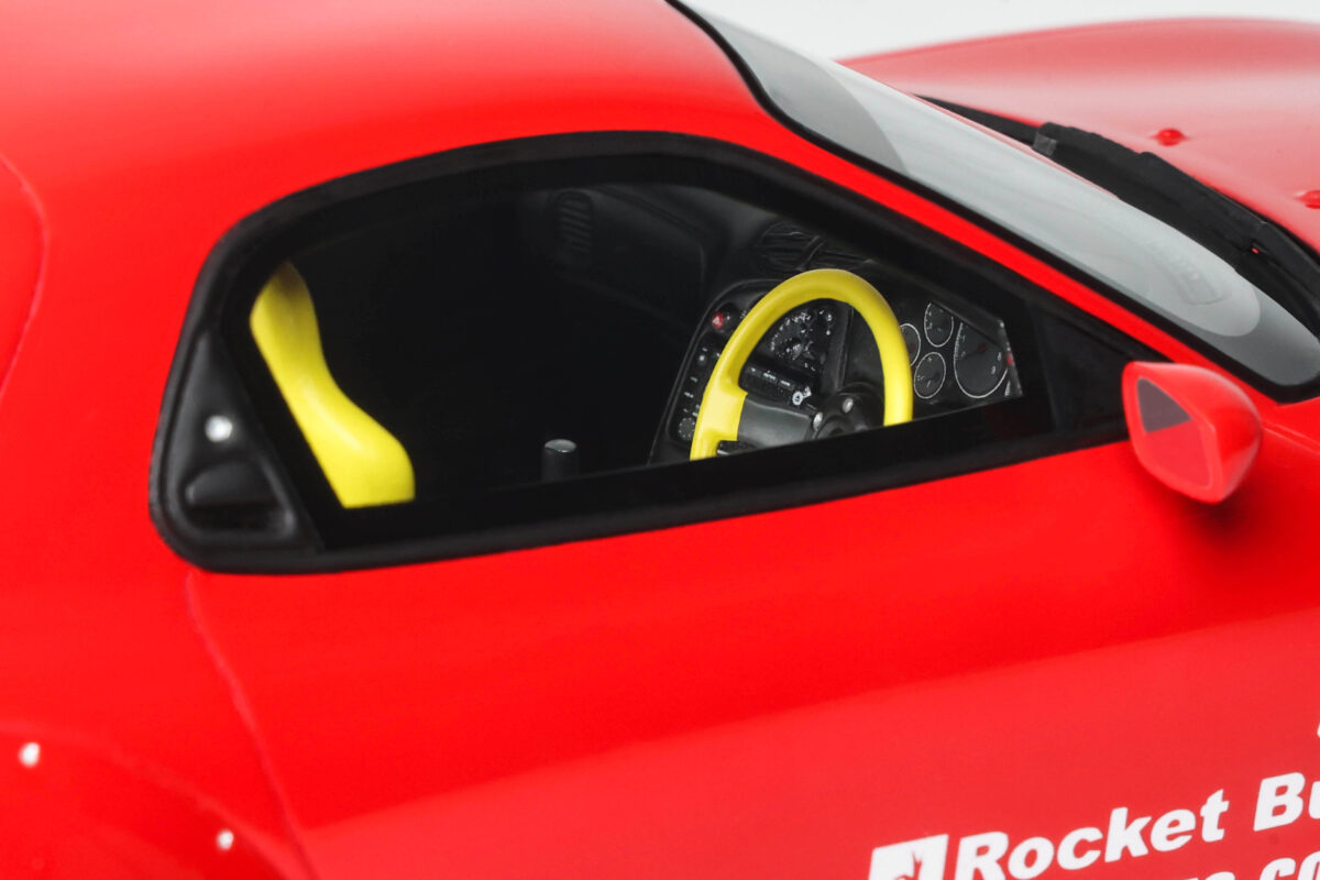 Precomanda macheta auto ROCKET BUNNY AERO (V1) MAZDA RX7 (FD3S) RED 2015 1:18 OTTO Models (OT1337) - imagine 5