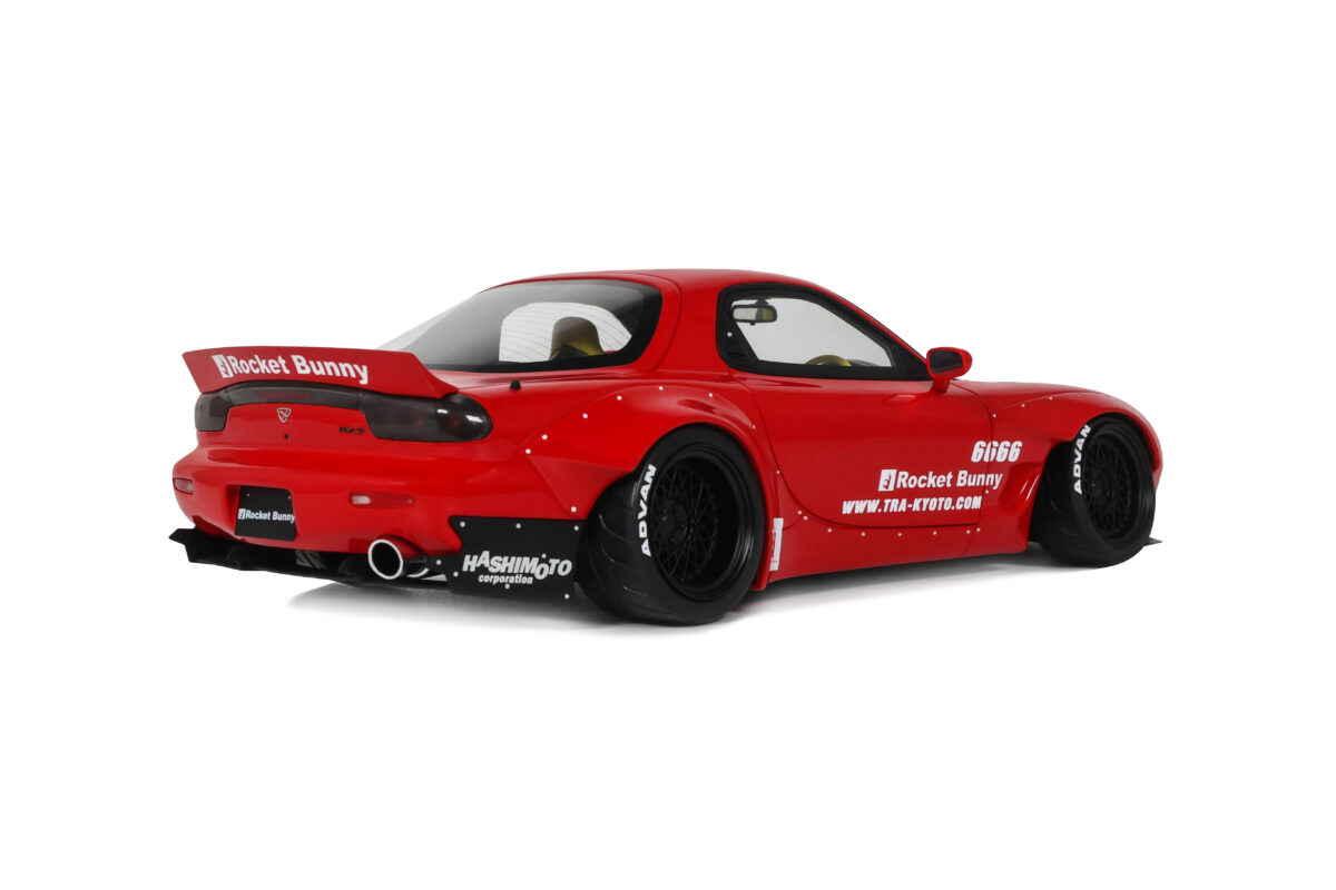 Precomanda macheta auto ROCKET BUNNY AERO (V1) MAZDA RX7 (FD3S) RED 2015 1:18 OTTO Models (OT1337) - imagine 4