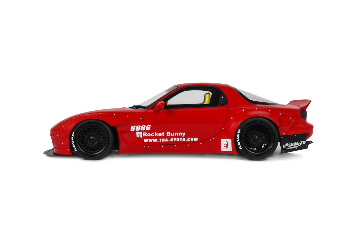Precomanda macheta auto ROCKET BUNNY AERO (V1) MAZDA RX7 (FD3S) RED 2015 1:18 OTTO Models (OT1337) - imagine 2
