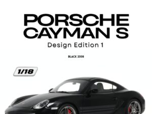 Precomanda macheta auto PORSCHE CAYMAN S DESIGN EDITION 1 BLACK 2008 1:18 GT SPIRIT (GT984)