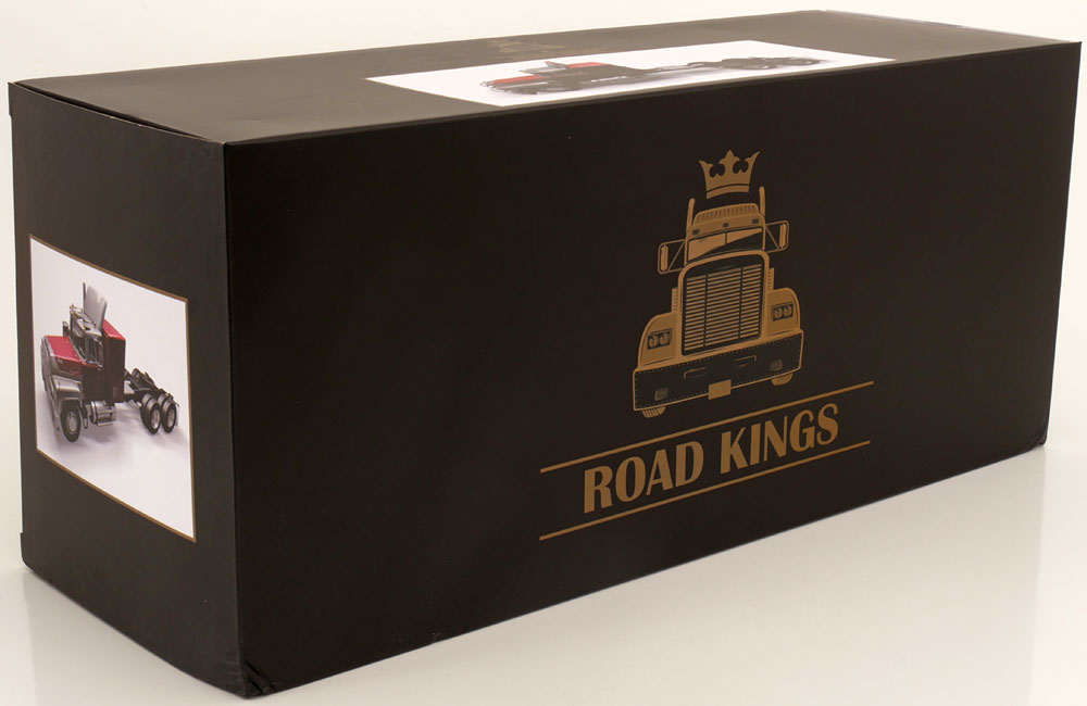 Macheta camion Mack RL 700L 1974 Rosu 1:18 Road Kings - imagine 7