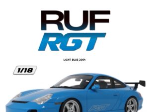 Precomanda macheta auto PORSCHE RUF RGT LIGHT BLUE 2004 1:18 GT SPIRIT (GT603)