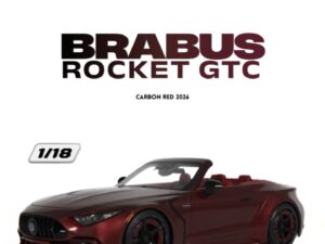 Precomanda macheta auto BRABUS ROCKET GTC CARBON RED 2026 1:18 GT SPIRIT (GT600)