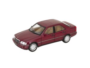 Macheta auto Mercedes C-Class W202 Saloon 1993 Rosu Limited Edition 750 pcs. 1:18 Norev