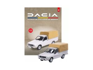 Macheta auto Dacia 1302 1976 Revista Alb Nr.8 1:43 Hachette