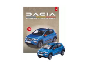 Macheta auto Dacia Spring 2021 Albastru Revista Nr.9 1:43 Hachette