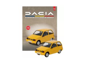 Macheta auto Dacia 500 Lastun 1988 Galben Revista Nr.12 1:43 Hachette