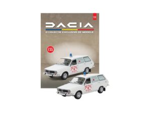 Macheta auto Dacia 1300 Break Ambulanta 1995 Revista Nr.11 1:43 Hachette