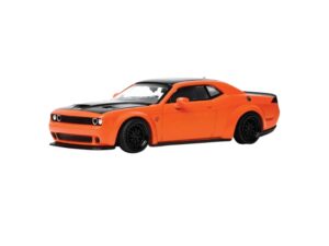 Macheta auto Dodge Challenger SRT Portocaliu 1:64 IXO America