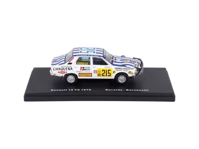 Macheta auto Renault 12 TS 1978 Jorge Recalde Argentina WRC 1:43 Altaya - imagine 4