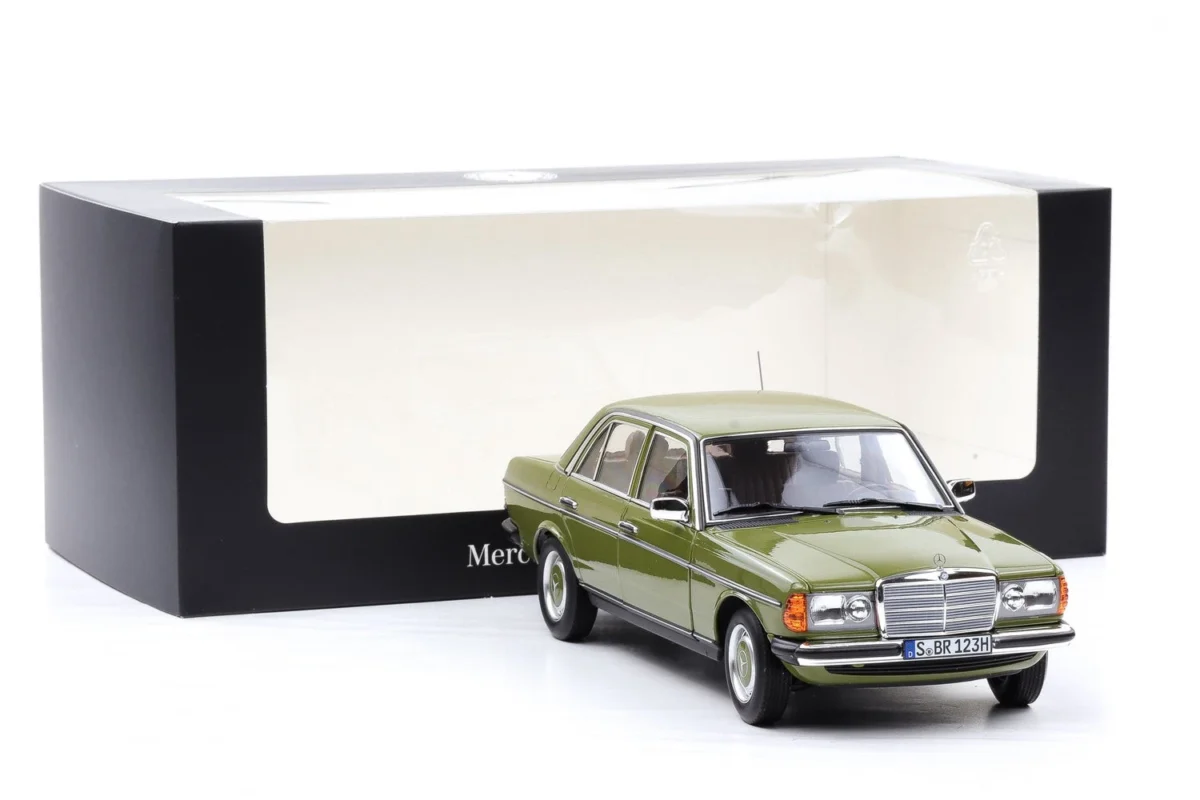 Macheta auto Mercedes 200 (W123) Verde 1:18 Norev (Delear Edition) - imagine 3