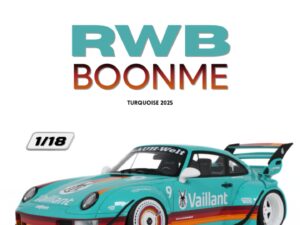 Precomanda macheta auto PORSCHE RWB BOONME TURQUOISE 2025 1:18 GT SPIRIT (GT597)