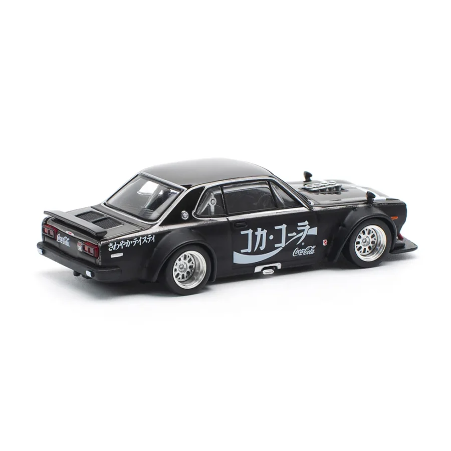 Macheta auto Nissan Skyline Gt-R Drift (Hakosuka) Coca-Cola Zero 1:64 Pop Race - imagine 2