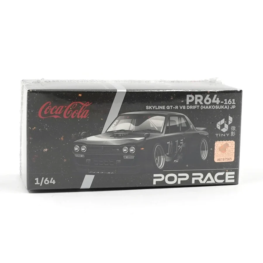 Macheta auto Nissan Skyline Gt-R Drift (Hakosuka) Coca-Cola Zero 1:64 Pop Race - imagine 4