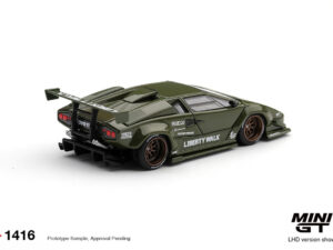 Precomanda macheta auto Lamborghini Countach Lb★Works Army Green 2025 1:64 Mini GT (MGT01416-L)