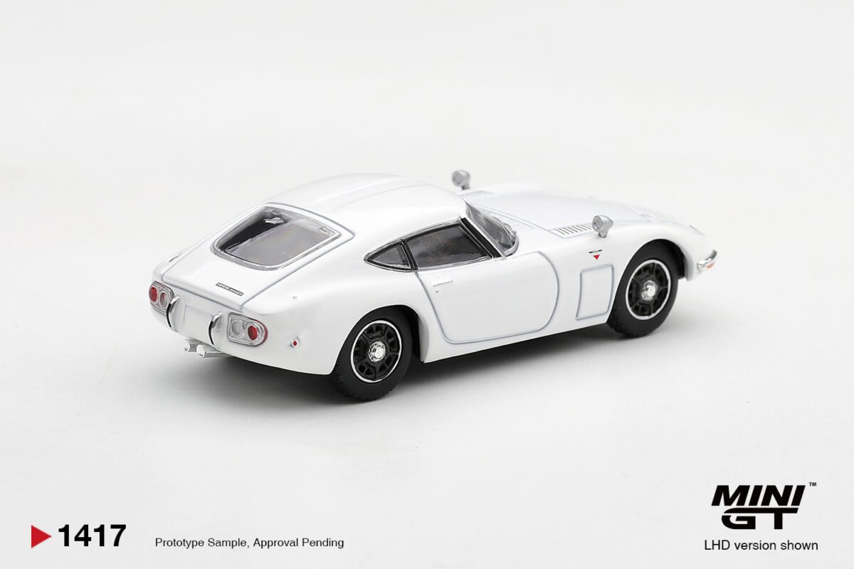 Precomanda macheta auto Toyota 2000gt Pegasus White 1967 1:64 Mini GT (MGT01417-L) - imagine 2