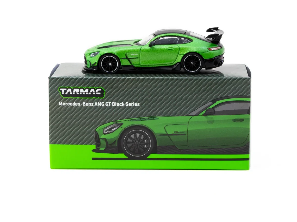 Macheta auto Mercedes-Benz Amg Gt Black Series Verde 1:64 Tarmac Workss - imagine 3