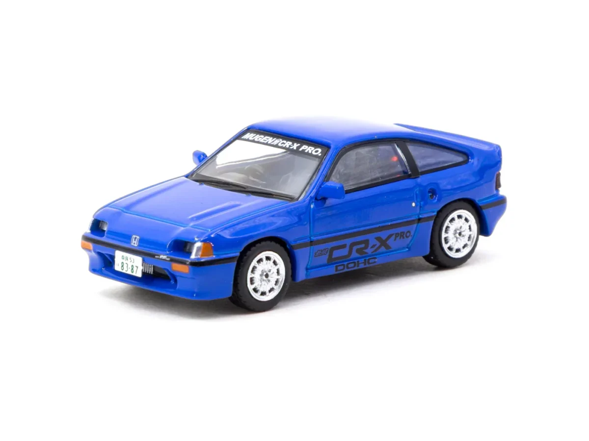 Macheta auto Honda Ballade Sports Mugen Cr-X Pro Albastru 1:64 Tarmac Works