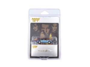 Macheta auto BMW Z3 GOLDENEYE ENGLISH POSTER 1995 1:64 Mini GT (MGT00914-007E)