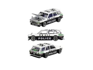 Precomanda macheta auto Datsun 510 Datsun Kaido 510 Wagon Police 1969 1:64 Mini GT (KHMG321)