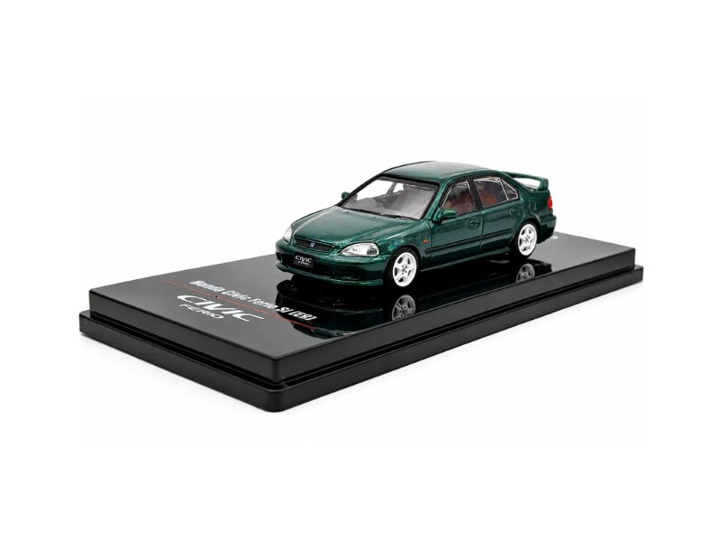 Macheta auto Honda Civic Ferio Si (Ek) Verde 1:64 Inno64