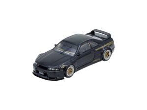 Macheta auto Nissan Pandem Gt-R (Bcnr33) Black 1:64 Inno64