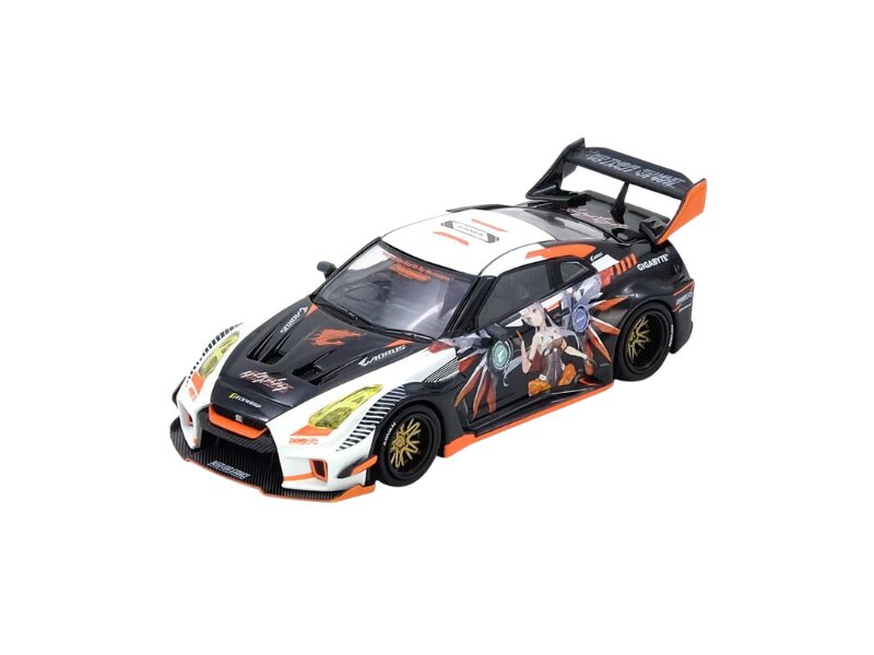 Macheta auto Nissan Gt-R R35 Widebody Aorus 1:64 Inno64