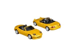 Macheta auto Mazda Custom Miata Mx5 Galben 1:64 Micro Turbo