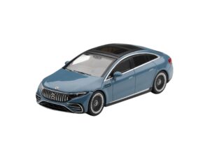Precomanda macheta auto Mercedes-Benz Eqs 53 Nautic Blue Metallic 2021 1:64 Mini GT (MGT01418-L)