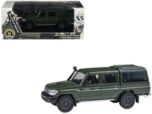 Macheta auto Toyota Land Cruiser Dbl Cab Pickup Lc79 Verde 1:64 Para64 - imagine 2