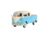 Macheta auto Bus Volkswagen T1 Pick Albastru 1:24 Motormax