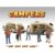 Set 5 Figurine Campers,1:18 American Diorama