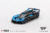 PMacheta auto Bugatti Bolide Presentation Black and Blue 2024 1:64 Mini GT MGT01063-L