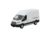 Macheta auto Ford Transit 2017 Alb, 1:43 GreenLight